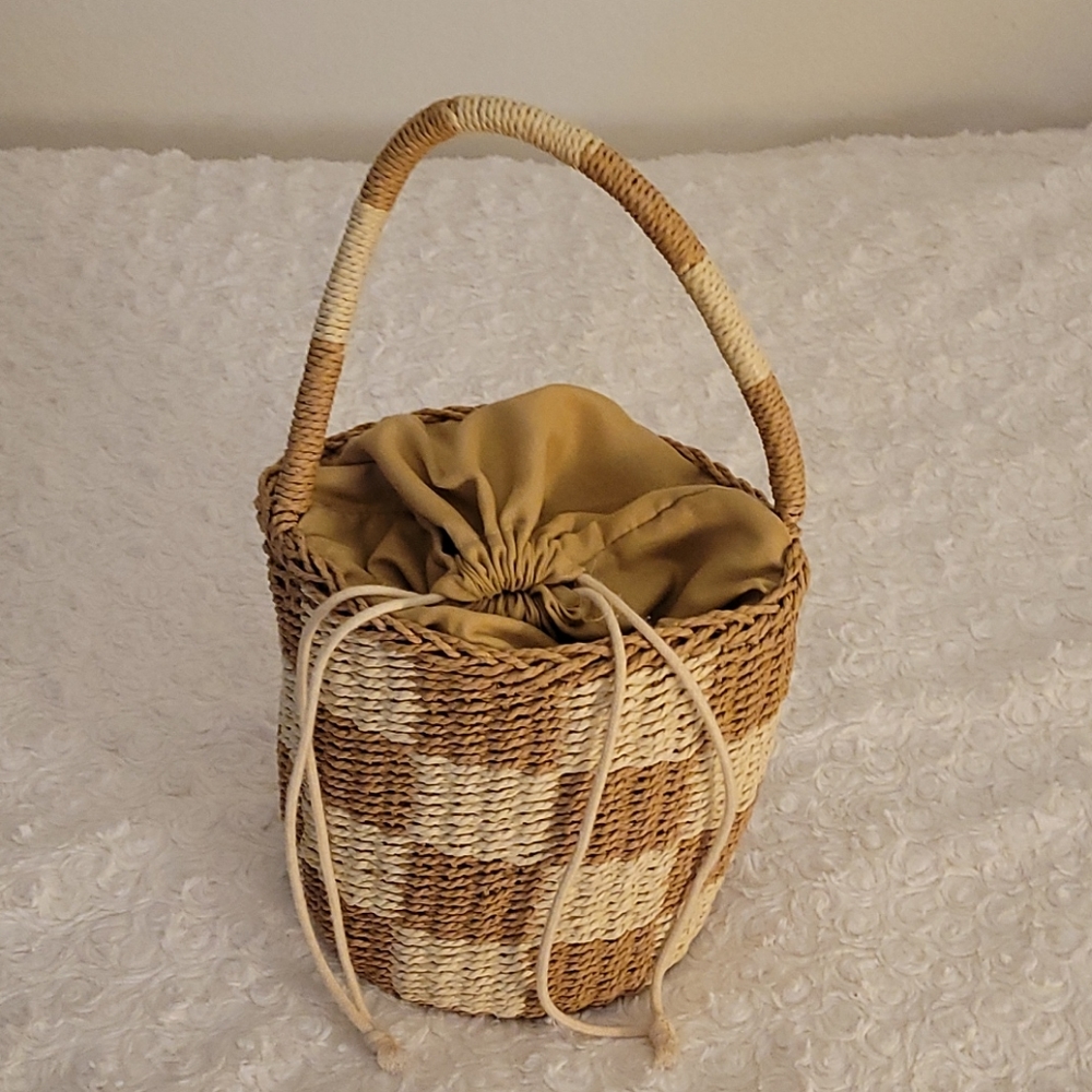 Lulus Straw bucket bag